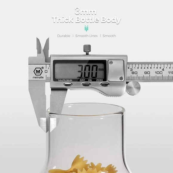 Lot of 3 Modern Farmhouse Spice Glass Jars Bottles - Picture 10 of 11